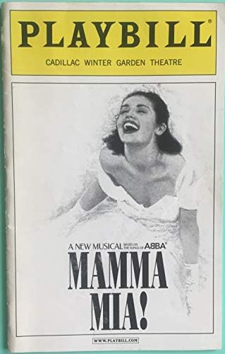 Playbill From Broadway Company Of Mamma Mia The Winter Garden Theater Starring Louise Pitre Tina Maddigan Judy Kaye Jeanine Morick Joe Machota David W Keeley Michael Benjamin Washington At Amazon S Entertainment Collectibles