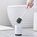 Glendan Toilet Brush and Holder Upgraded Modern Design with Soft Bristle,Bathroom Toilet Bowl Brush Set,Toilet Cleaning Brush Kit (2 Pack)