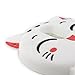 Mulafnxal White Lucky Cat Case for LG Aristo 2,3D Soft Silicone Tribute Dynasty/K8 2018 2017//K4 2017 MS210n Cases,Cute Kids Girls Cartoon Cover,Kawaii Animal Character Rubber Protector for LG Phoenix