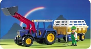 Playmobil 3073 - Traktor mit Erntewagen