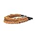 DIGUAN Wide Fishtail 2 Strands Synthetic Hair Braided Headband Classic Chunky Plaited Braids Elastic Stretch Hairpiece Women Girl Beauty accessory,59g Bohemian (Strawberry Blonde)