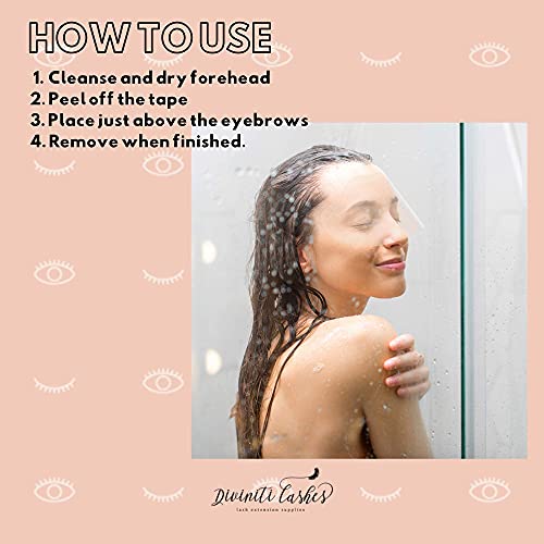 DiviniTi Lash Shower Shield For Face 100 Eye Shields for After