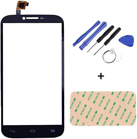 Alcatel One Touch Pop C9 / 7047 Touch Screen Digitizer Replacement with Adhesive Tape and Tool Kit (Black)