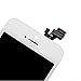 cellphoneage White for iPhone 5 5G LCD Replacement screen Display Glass Touch Screen Digitizer Assembly kit with Free screen protector (White)