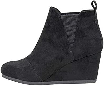 dune wedge ankle boots