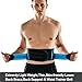 T TIMTAKBO Lower Back Brace Lumbar Support for Lower Back Pain Relief,Women Men Adjustable Flexible Waist Trainer Belt,Sport Girdle for Gym,Lifting,Workout(Black/Blue, L/XL)