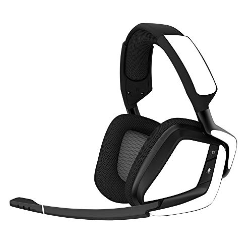 MightySkins Skin Compatible with Corsair Void Pro Gaming Headset - Solid White…