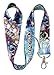 Hearts Kingdom Neck Lanyard BLUE 25mm X 45cm Keychain Holder Mp3 Camera Holder Blue