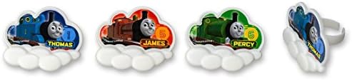 CakePicke cake cupcake topper Thomas &amp; Friends Steam Team Cupcake Rings - 12 Ct