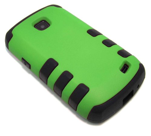 Cell-Nerds Nerdshield Dual case cover for Net10, StraightTalk, TracFone & Mobilicity Samsung Galaxy Proclaim (720C, SCH-S720 and SCH-i110 Illusion) - Cell-Nerds Packaging (Hunter Green)