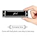 Harmonica Ranch Professional 10 Hole 20 Tones Key of C Mini Harmonica with Case for Beginner Students Kids Gift for Any Occasion like Blues Folk Jazz and Pop - Piano Black