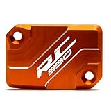 Orange Accessories CNC Front Brake Master Cylinder Cover Fluid for KTM RC390 2014-2017