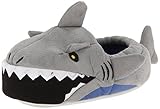 Stride Rite Boy's Light-Up Mouth Shark Slipper, Grey, 13/1