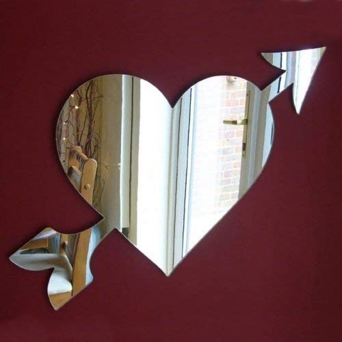 Super Cool Creations Heart and Arrow Mirror 45cm x 30cm