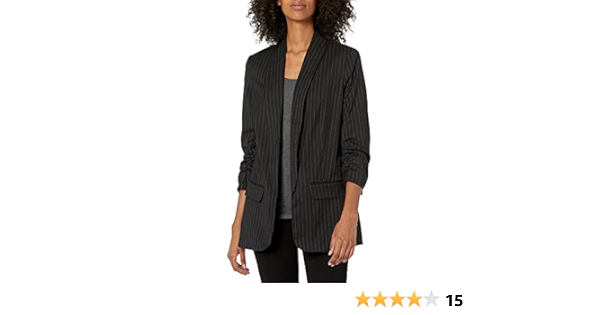 black thin blazer