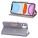 ProCase iPhone 11 Wallet Case for Women, Flip Folio Kickstand PU Leather Case with Card Holder Wristlet Hand Strap, Stand Protective Cover for iPhone 11 6.1