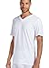 Jockey Men's Undershirt Classic V-Neck - 3 Pack, White, M