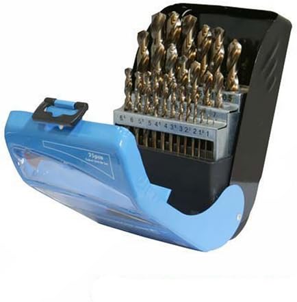 Silverline 783089 Cobalt Drill Bit Set, 25-Piece, 1 - 13 mm by Silverline