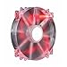 Cooler Master MegaFlow 200 - Sleeve Bearing 200mm Red LED Silent Fan for Computer Cases
