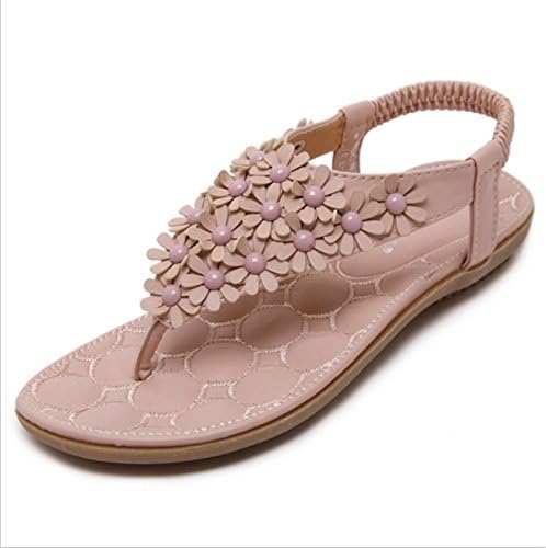 Ruanlei@Summer Sandals/Beach Sandals for Women/Flat Sandals/Sandals Pearls/Wedge Dress SandalsDrag and drop the word with a flat base