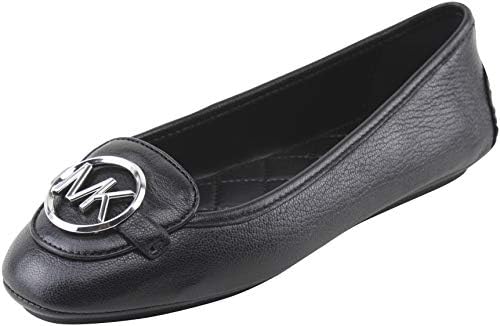 michael kors black and white flats