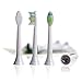 E-Cron® Replacement Toothbrush heads Compatible With Electric Toothbrush Philips Sonicare DiamondClean White,8 pcs (2x4)