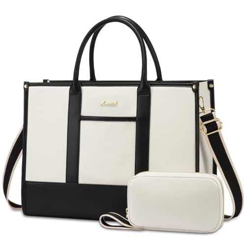 LOVEVOOK Laptoptasche Damen 15,6 Zoll, Wasserdicht Arbeitstasche Aktentasche Handtasche Groß Schultasche Shopper Business Tasche Lehrertasche, Tote Ba