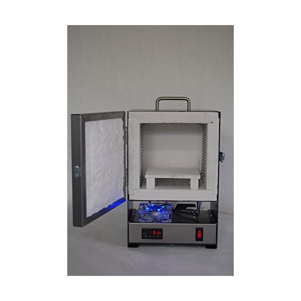 Melting Furnace RapidFire Tabletop Kiln Melter Jewelry Gold Silver PMC Metal Clay Enamel Bead