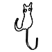 Franklin Brass FBWCAT-FB-C Wire Cat Hook, Black