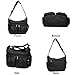 VOLGANIK ROCK Crossbody Purses for Women Shoulder Handbags Lightweight Waterproof Nylon Travel Bag Ladies Pocketbooks(Black)
