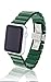 42mm JUUK Viridian Ligero Premium Apple Watch Band, Made with Swiss Quality Using The Highest Grade 6061 Series Aluminum with a Solid Stainless Steel Butterfly deployant Buckle (Matte Green)