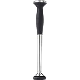 OXO SteeL Muddler with Non-Scratch Nylon Head and Soft Non-Slip Grip, Silver, 9-Inch