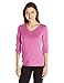 Hanes womens O9309 athletic shirts, Fresh Berry Heather, Large US