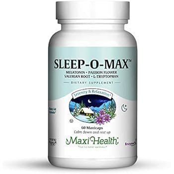 Sleep O Max - Melatonin Passion Flower Valerian Root L-Tryptophan