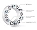 RockTrix - 2 inch (50mm) Silver Wheel Spacers (6x139.7 to 6x139.7, 108mm Bore, 12x1.25 Studs) Compatible with Infiniti QX4 QX56 Nissan Armada Frontier Pathfinder Titan Xterra - 6x5.5 4pcs