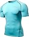 CLSL TM-R13-SBNZ_Medium TSLA Men's Short Sleeve T-Shirt Cool Dry Compression Baselayer R13