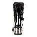NEWROCK 373-S3 Ladies Black BIKER Leather Heel Boots 373 - S3 GOTH PUNK EMO ROCK 6