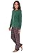 PajamaGram Red and Green Plaid Matching Family Christmas Pajamas Green Women 's Small / 4-6