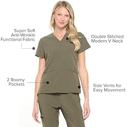 Dagacci Medical Uniform Women and Men Unisex 4-Way