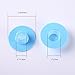 Blulu Plastic Kitchen Bath Sink Strainer Filter Net Drain Hair Catcher Stopper, Blue, 6 Pack