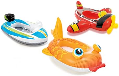 59380NP - Aufblasbare Boote Assortiert, 1 Stück, Vinyl, Mehrfarbig