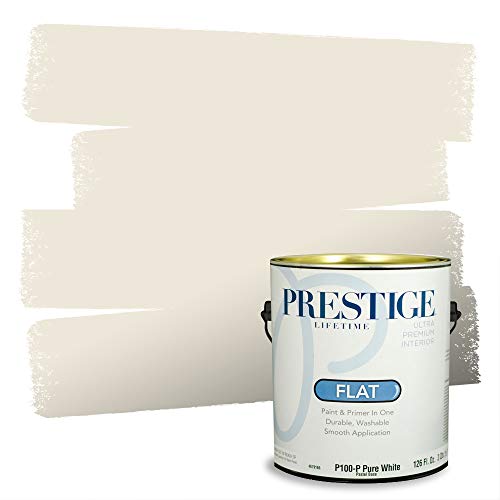 PRESTIGE Paints Interior Paint and Primer In One, 1-Gallon, Flat, Comparable Ma…