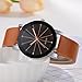 Charberry Women's Casual Quartz Leather Band Newv Strap Watch Analog Wrist Watch Brown