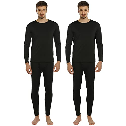 ViCherub Thermal Underwear for Men Ultra Soft Long Johns Fleece Lined
