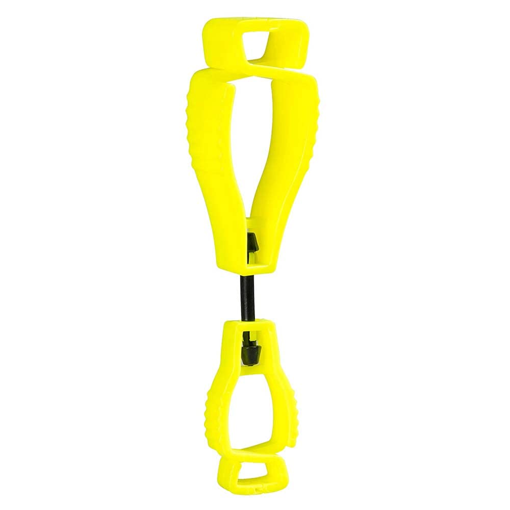 Portwest Metal Free Glove Clip, Color: Yellow, Size: One Size, A002YER
