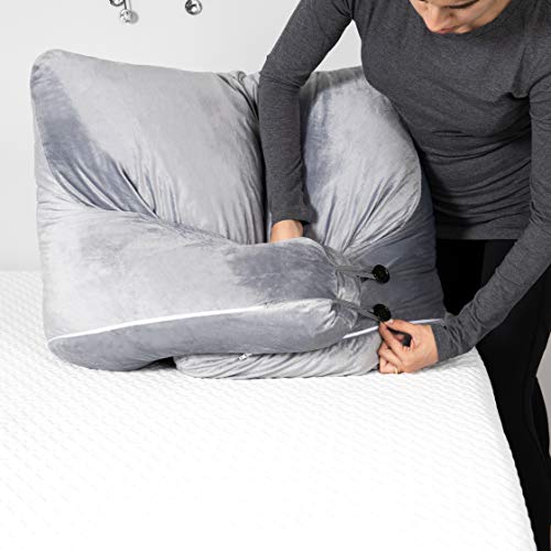 Milliard Double Reading Pillow with Shredded Memory Foam, Great as