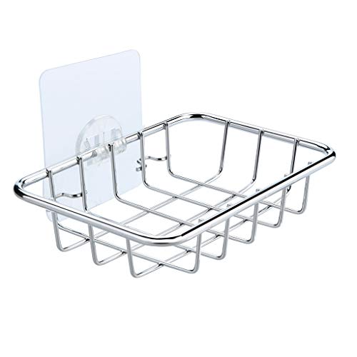Bathroom Shelves,Fheaven Shower Caddy Adhesive Bathroom Storage Shelf Kitchen Rack Organizers Drain Rack Soap Rack