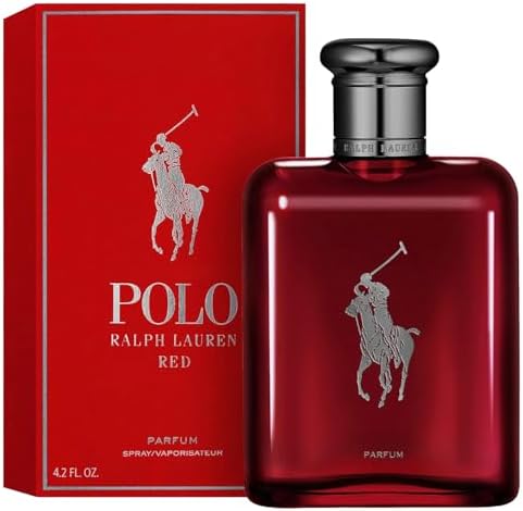 Ralph Lauren Polo Red Parfum, profumo uomo intenso e avvolgente, 125ml