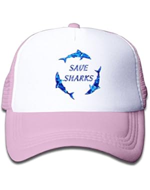 Save Sharks Baby AdjustableTrucker Visor Cap Infant Trucker Hat