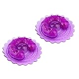 TOOGOO(R) Silicone Breast Massage Nipple Enhancer Massager Women's Fashion Color Purple